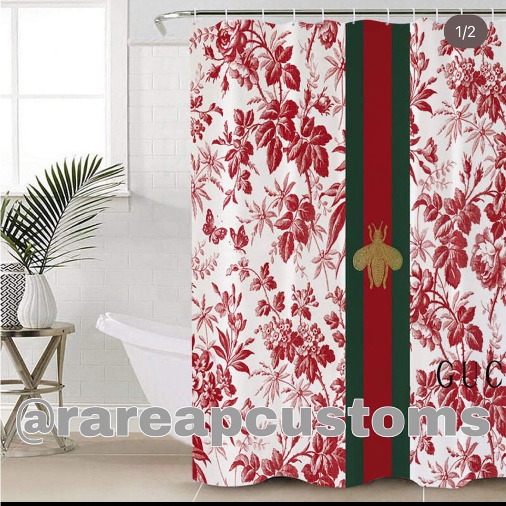 Beautiful spring shower curtain